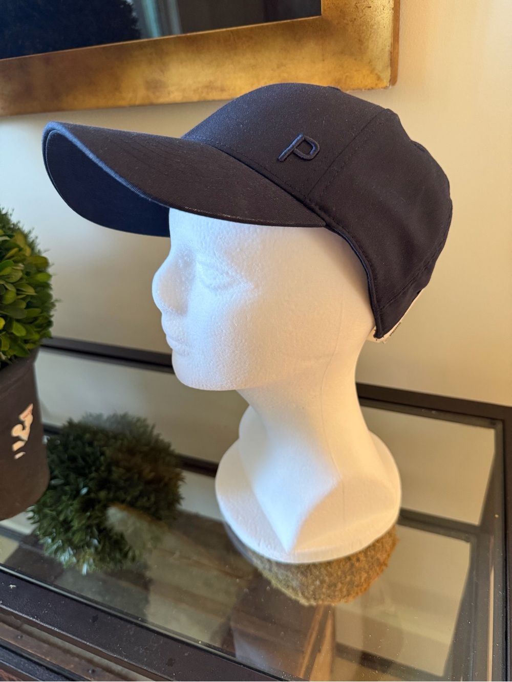 Puma Black Men's Baseball Cap with 'P' Embroidery